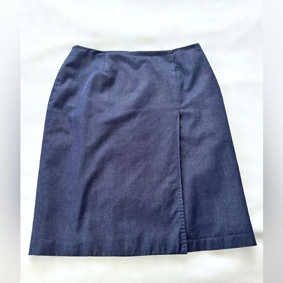 Brooks Brothers Wool Navy Pencil Skirt Career size 10P - Picture 9 of 16